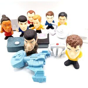 Star Trek Movie Toy from Burger King 2009 Characters, Ships, Tricorder Lot of 15